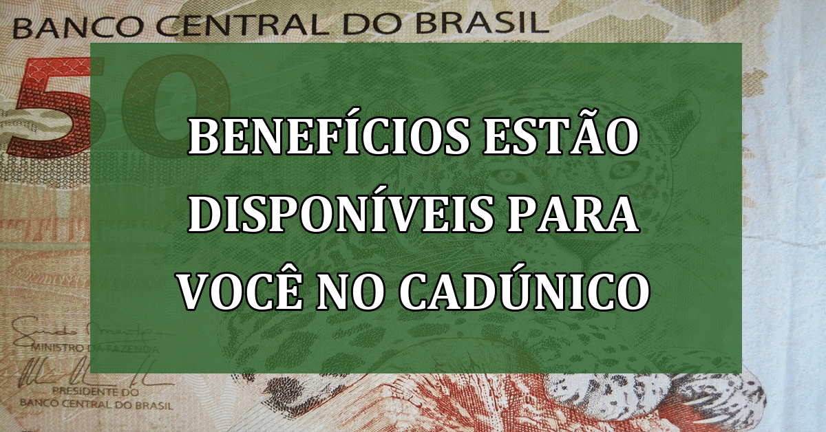 CadÚnico Conheça Quais Benefícios Estão Disponíveis Para Você Jornal Dia 6999