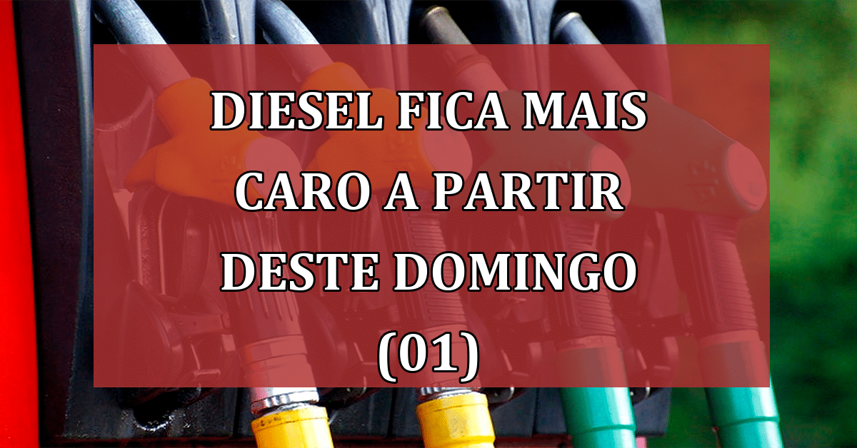 SAIU AGORA: Diesel fica MAIS CARO a partir deste DOMINGO (01/10) com impostos federais