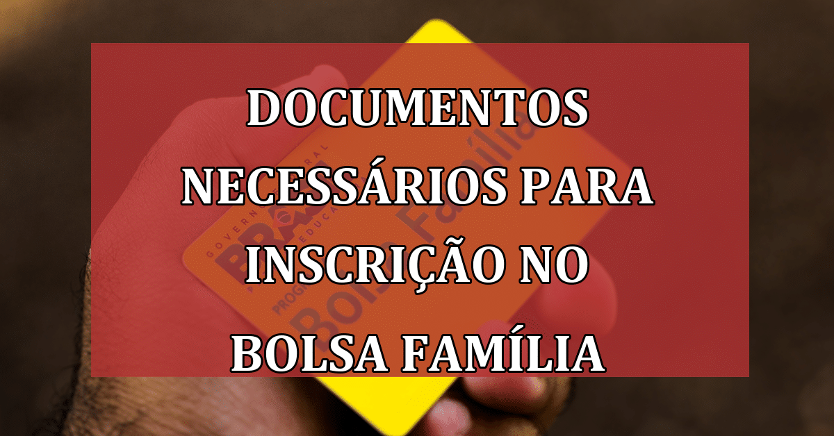 Documentos Para Levar No Cras Bolsa Família