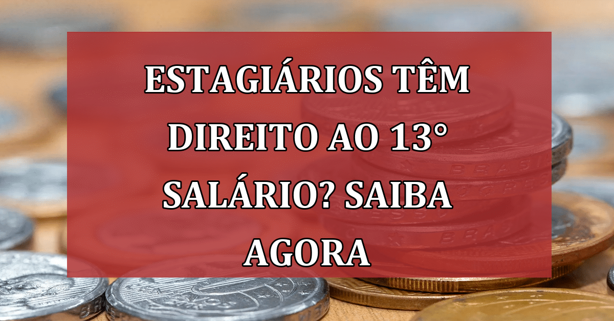 Estagiários têm direito ao 13° salário? Tudo que você precisa saber!