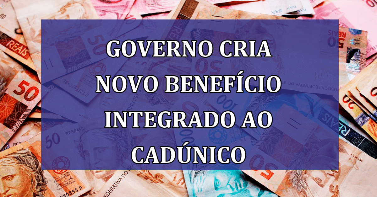 Governo Cria Novo Benefício Integrado Ao CadÚnico Conheça Jornal Dia 4443