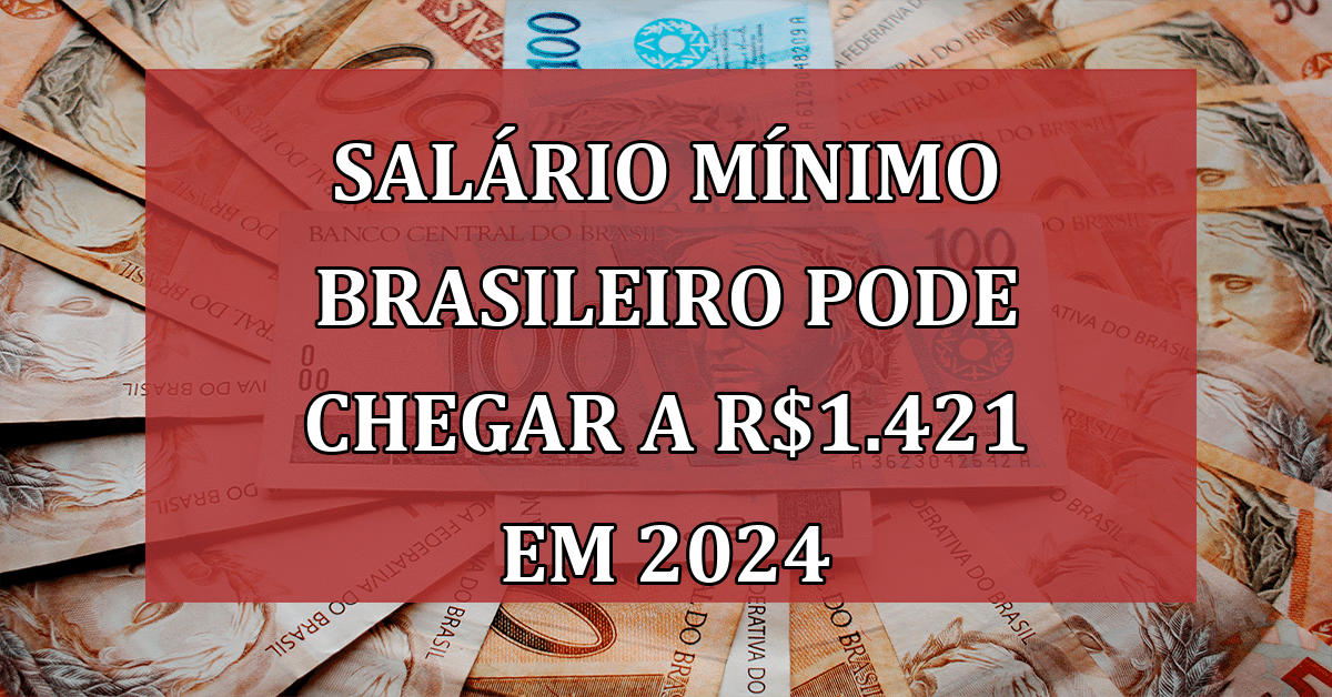 Salário Mínimo Brasileiro Pode Chegar a R1.421 em 2024 Jornal Dia