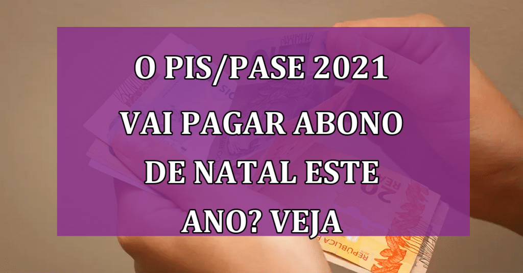 O PIS/Pase 2021 vai pagar abono de Natal este ano? Confira o que Esperar dos Pagamentos!