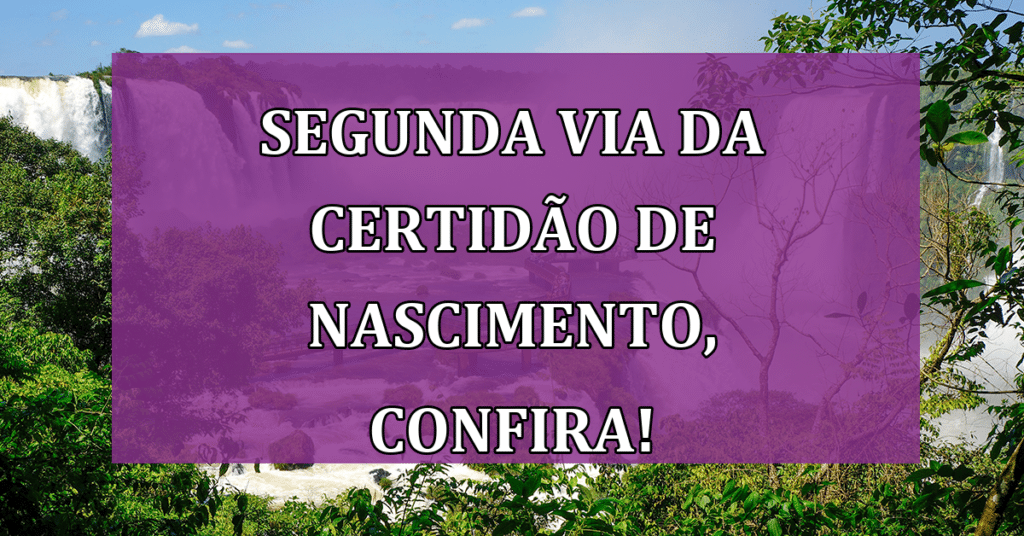 Segunda Via da Sua Certidão de Nascimento Online! Fácil e descomplicado, confira!