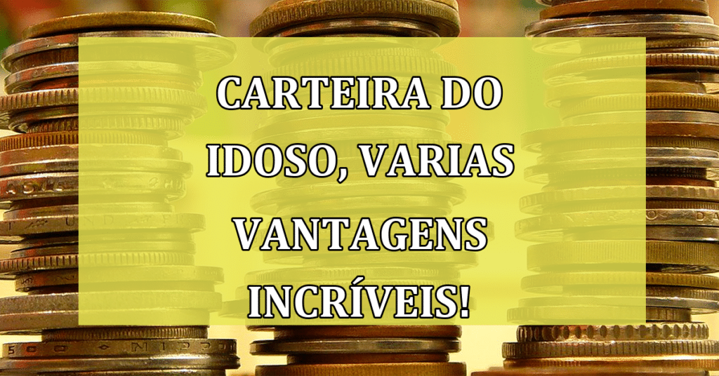 Carteira do Idoso, garante viagens gratuitas e prioridade no atendimento!