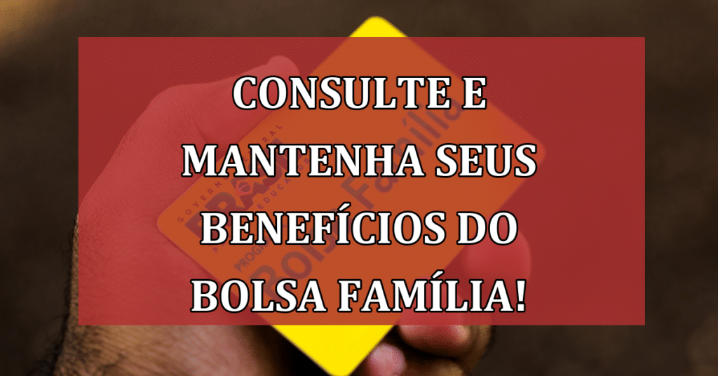 Consulte e Mantenha seus Benefícios do Bolsa Família em 2024!