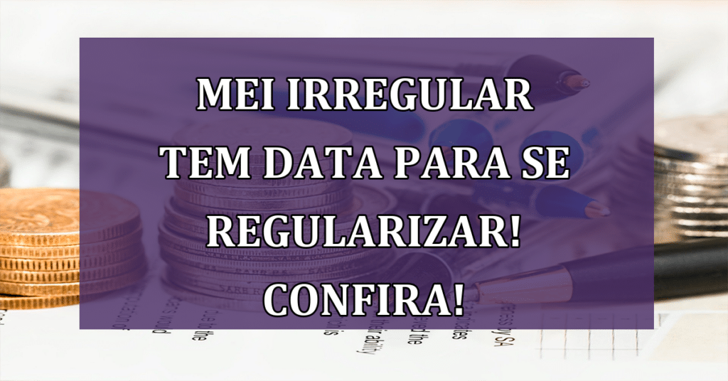 MEIs irregulares tem DATA para se regularizar! Confira!