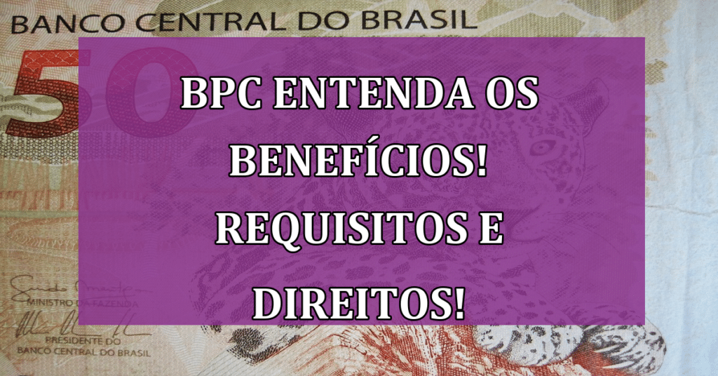 BPC Entenda os benefícios! Requisitos e direitos exclusivos para idosos!