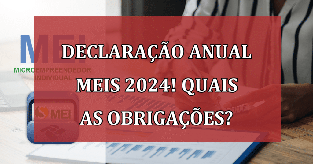 Declaração Anual MEIs 2024! Quais as Obrigações e Importâncias? VEJA!