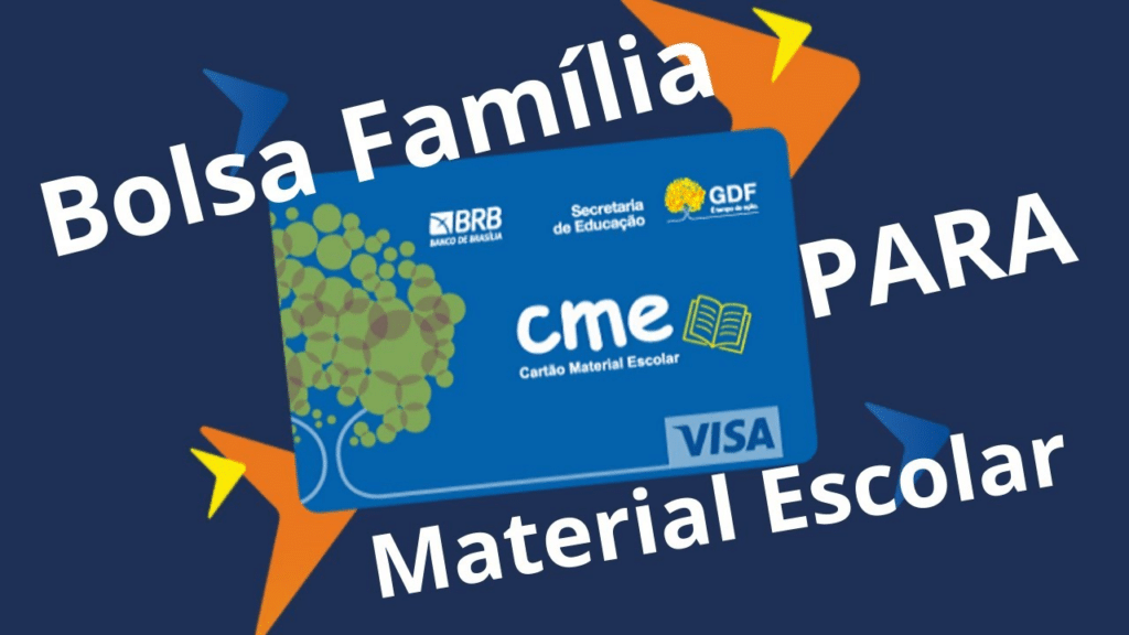 Cartões Material Escolar Disponíveis para Retirada! VEJA Quem é ELEGÍVEL!