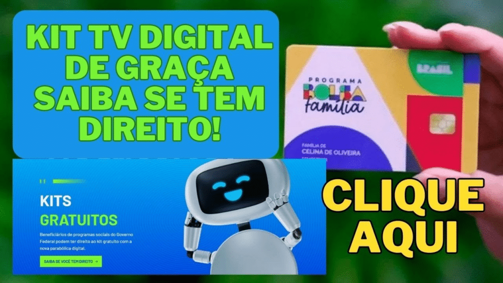  Beneficiário do Bolsa Família? Solicite SEU Kit Gratuito de TV! VEJA COMO!