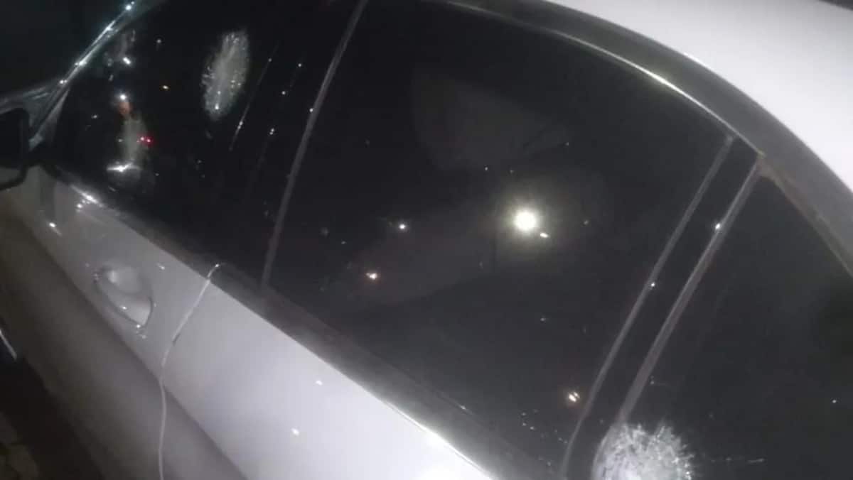 carro do ex-presidente do PRTB vítima de atentado