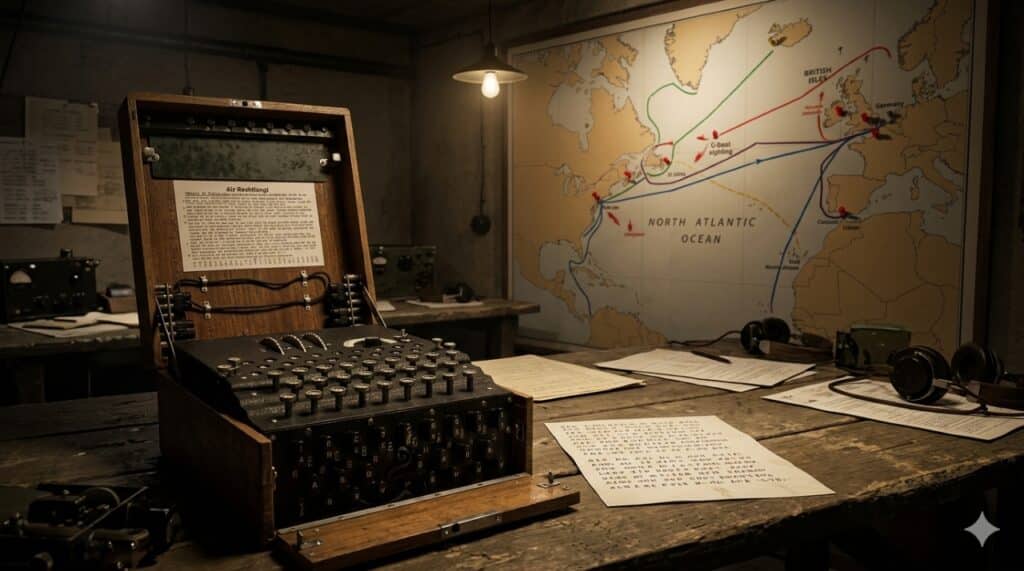 O segredo de Bletchley Park: o erro que a Alemanha cometia todos os dias e os 3 passos de Turing para vencer a guerra.